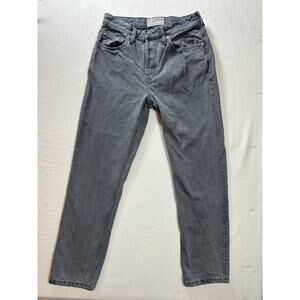 Women’s High-Rise Straight Jeans - Gray